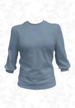 Load image into Gallery viewer, DENIM Puff Sleeve Top
